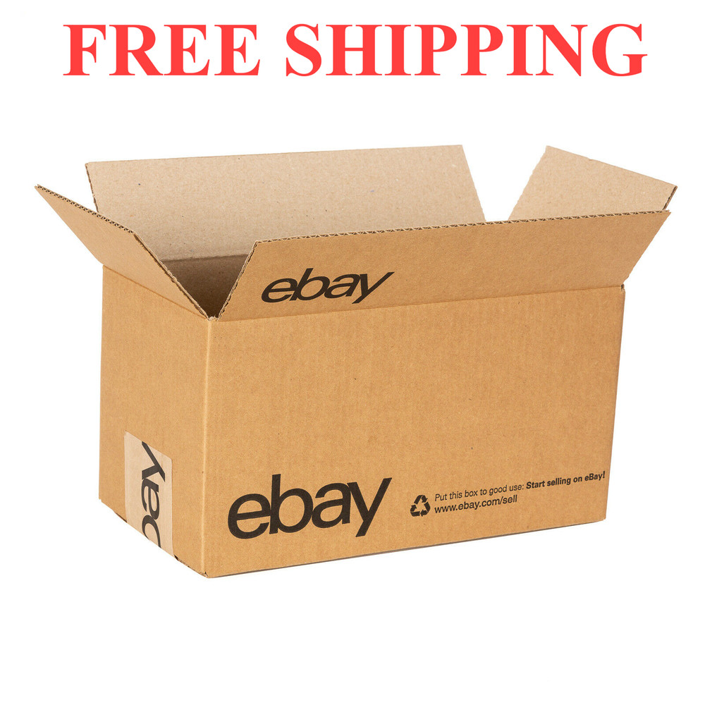 eBay-Branded Boxes With Black Color Logo 12″ x 6″ x 6″ FREE SHIPPING USA