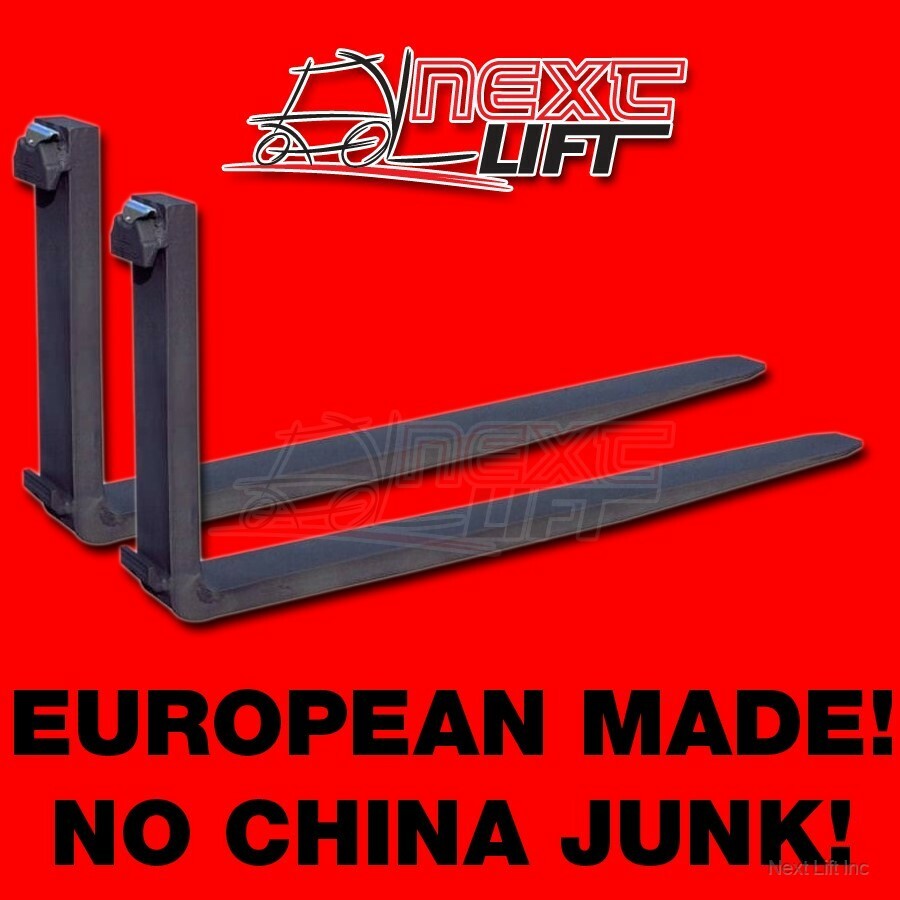 NEW CLASS II 72″ FORKS 1-1/2 X 4X 72 CL2 PAIR 1.5 2 SET FORKLIFT