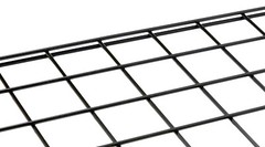 Gridwall Panels 2′ x 6′ Set of 5 Grid Wall Display Black Panel Steel Powder Coat