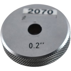 Master Setting Ring Gage 0.2 Inch Plain Bore Calibration Standard