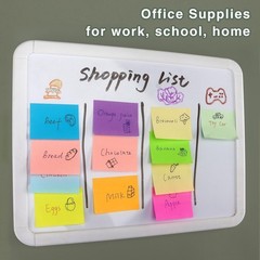 20 Pads Mini Sticky Notes 1.5×2 Inch 100 Sheets Bright Color Self Stick, New USA