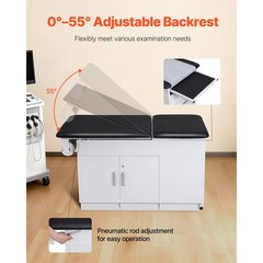 Uimoso Medical Exam Table with Storage Cabinet and Drawers