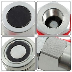 3/4″ NPT Flat Face Hydraulic Quick Connect Couplers Skid Steer Set