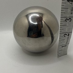 3” Stainless Steel Decorative Sphere Orb Mirror Finish 14.5 oz