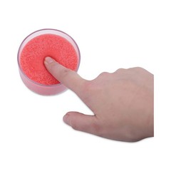 Sponge Cup Moistener, 3″ Diameter, Clear