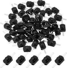 50 PCS Latching On Off Self Lock Mini Micro Push Button Switch DC 30V 1A SMD