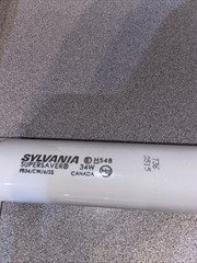 SYLVANIA CURVALUME SUPERSAVER COOL WHITE BULBS 34W QTY 12 FB34CW6SS (FB40CW6SS)