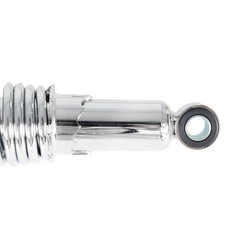 Motorcycle Chrome Rear Shocks Absorbers 10.5in 267mm