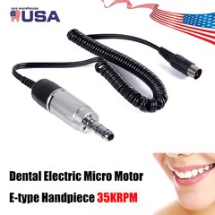Dental Lab Marathon Electric Micromotor 35K RPM Polishing Motor Handpiece USA