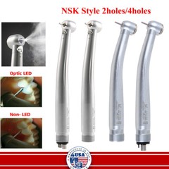 Dental (LED E-generator) High Speed Handpiece 4/2 Hole NSK Style