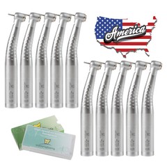 KaVo Style Dental Fiber Optic LED Handpiece Fast High Speed /LED Coupler 4/6Hole