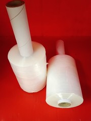 (2)Rolls Shrink Wrap Stretch Film w/Handle- 5″x1000′- 125mmx300m-80 Gauge- Clear