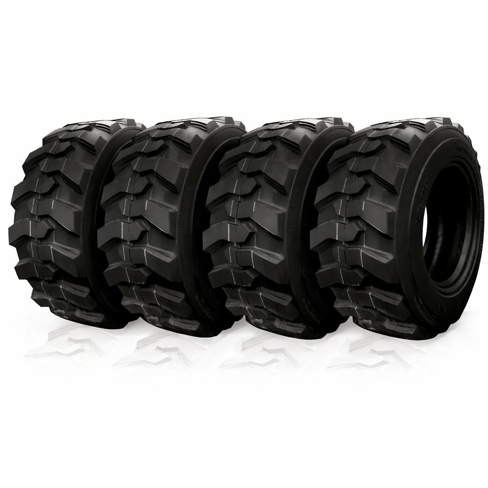 4 12×16.5/12-16.5 14PR Skid Steer Tire HAFLINGER TRAC-KING Heavy Duty TL 12165