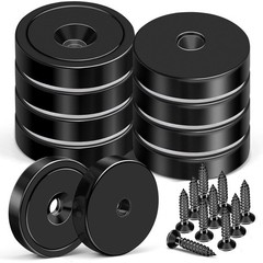 Strong Magnets Heavy Duty 150LB Cup Magnets with Countersunk – 10 Pac