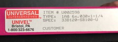 NEW CONTINUOUS DIAMOND CUT OFF GRINDING WHEEL 1/32 X 6″ UNIVERSAL CARBIDE CUTOFF