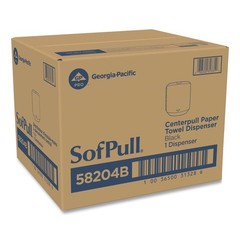 GCP 58204B SofPull CenterPull Hand Towel Dispenser – Black New