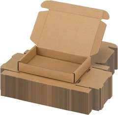 6X4X1 Inches Small Shipping Boxes Set 30 or 50 Brown Mailer Corrugated Cardboard