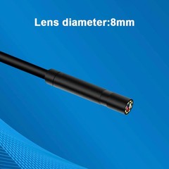 LED Handheld Industrial Borescope Endoscope 2.4″ Inspection Snake Camera 8mm