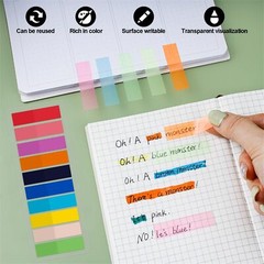 Sticky Tabs 2400 pcs Book Tabs for Page Markers Transparent Annotation supplies