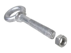 3/8″ x 4-1/2″ Shouldered Eye Bolts Forged Rigging Anchor Point – Pack of Four