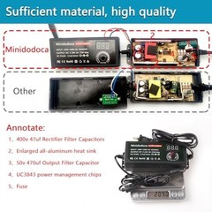 72W Power Supply Adjustable 3V ~ 24V Variable Universal Switching AC/DC Adapter