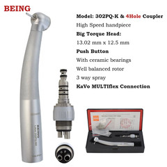 BEING Dental High Speed Turbine Surgical Handpiece for KAVO NSK Coupler 4Holes
