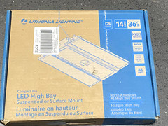 Lithonia 14.1-in x 11.5-in 12000-Lumen 4000 K Cool White LED High Bay Light