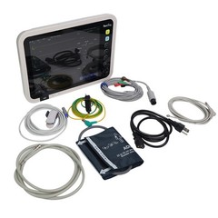 12-Inch Patient Vital Signs Monitor Multi-Parameter ECG/NIBP/TEMP/RESP/SPO2/PR