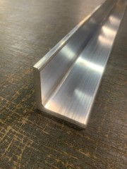 1/4″ Thick x 2″ x 2″ Aluminum Angle x 40″ Long, 6061 Aluminum