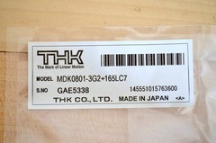 New THK MDK0801-3G2+165LC7 x165mm Ballscrew 8mm dia. x 1mm Pitch + Machined Ends