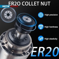 US SHIP】2.2KW 220V Air Cooled CNC Spindle Motor ER20 24000RPM+80MM Spindle Mount