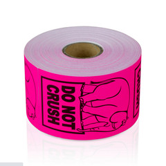 2×3, DO NOT CRUSH, 500 labels per roll, 1-60 Rolls