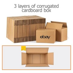 25 pcs 16″x12″x8″ Shipping Packing corrugated cardboard boxes ebay UL