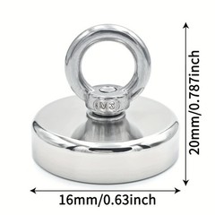 Neodymium Fishing Magnets Pulling Force Super Strong Round Rare Earth