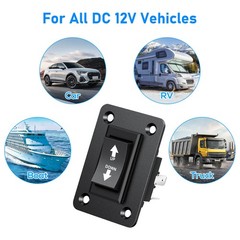 30A DPDT Momentary Reverse Switch Up Down Polarity Reversing Switch for Trailer