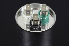 TEMCo 50+5 uf/MFD 370-440 VAC volts Round Dual Run Capacitor 50/60 Hz -Lot-5