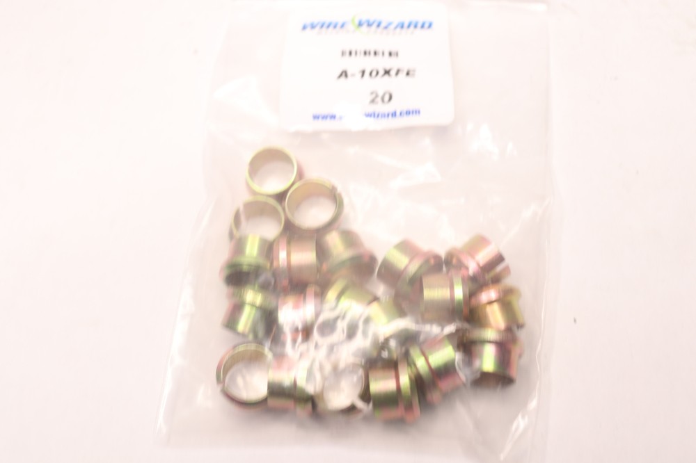 (20-Pk) Wire Wizard Replacement Ferrule Conduit Connector 6.1 mm A-10XFE