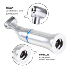 Estilo NSK Dental Contra Angulo Baja Velocidad Pieza de Mano 2Hole Micromotor
