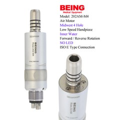 BEING Low Speed Air Motor Dental Handpiece 4 Hole Midwest 202AM-M4 fit NSK Kavo