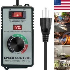 4000W AC Motor Speed Controller 110-120V 15A Voltage Regulator Variable Switch
