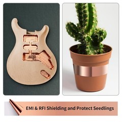 Water Resistant Copper Tape 2inch X 33FT with Strong Adhesive for Multiple Uses