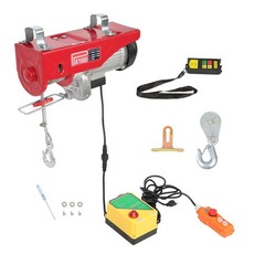 2200lbs Electric Hoist 328ft Wireless & 14ft Wired Remote Control 1600W 110V