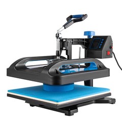 5 in 1 Heat Press Machine 15″x12″ Swing Away Digital Transfer T-Shirt Mug Hat