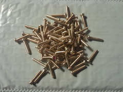 #4-40 X 5/8″ PAN HEAD SLOTTED MACHINE SCREWS BRASS (SELECT QTY)