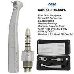 COXO Dental Fiber Optic Handpiece High Speed Turbine For Kavo NSK Sirona Coupler