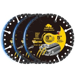 5″ Diamond Cut Off Wheel 3 Pack,6000+ Cuts Metal Cutting Disc for Angle Grinder