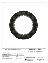 Friction Replaces Various manufacturers see interchange below Alto 310726A250