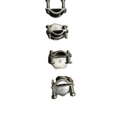 (30) OLD STOCK NEER C-500  3/8-inch, 2-screw, cast zinc electrical Connector