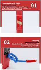 Automatic Heat Aerosol Fire Extinguishing for Kitchen Car Electric / Battery Box