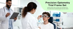 Ultra-Light 50g Titanium Trial Frame – Adjustable Nose Pads & Temples